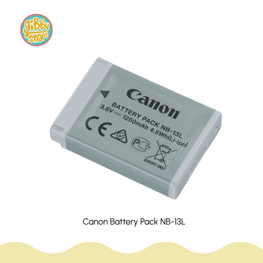 Canon Battery Pack NB-13L (Coming Soon)