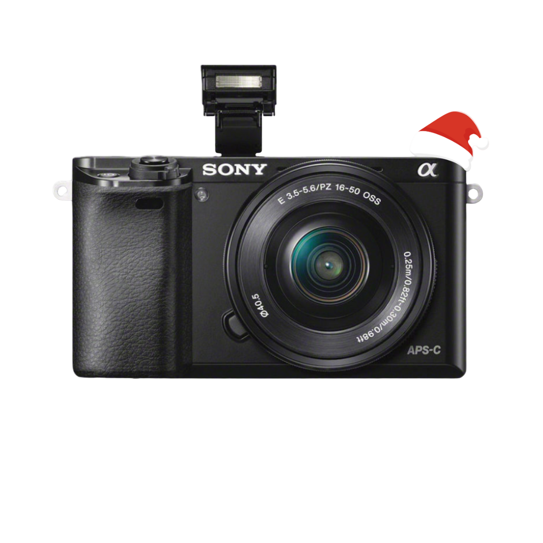 Sony α6000 Mirrorless Camera (Body + 16-50mm Power Zoom Lens + 50mm f/1.8 OSS (Portrait Lens)