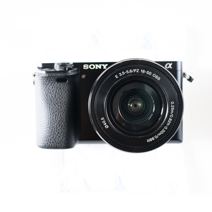Sony α6000 Mirrorless Camera (Body + 16-50mm Power Zoom Lens + 50mm f/1.8 OSS (Portrait Lens)