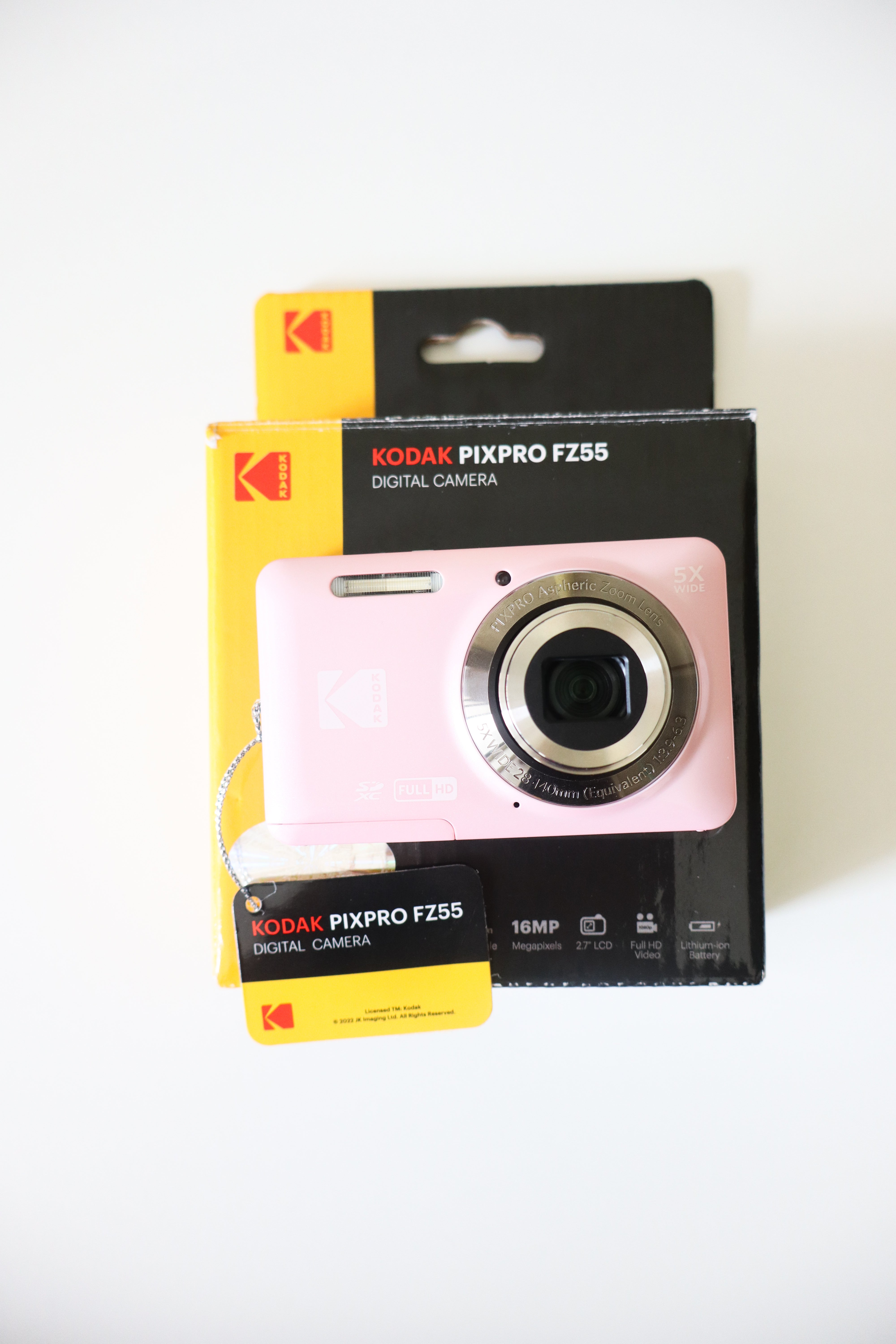 Kodak Pixpro FZ55 | pink, boxed – GIBBY SNAPS