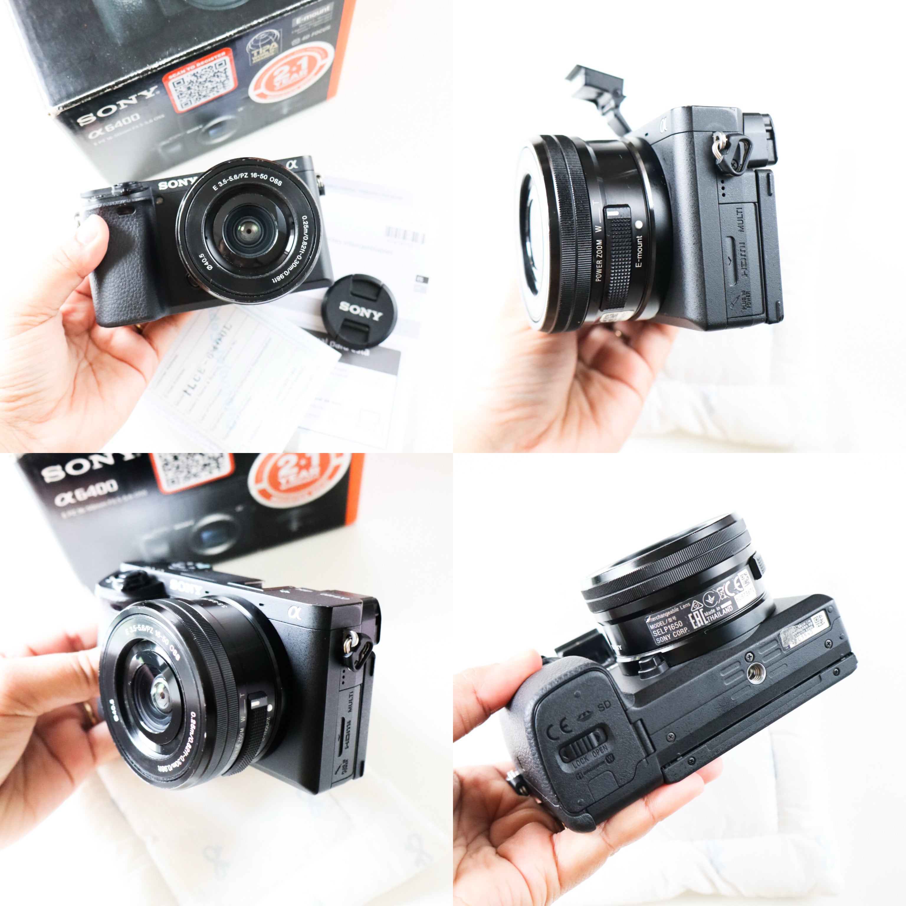 Sony a6400 + 16-50mm Lens | Boxed Complete + FREE Extension Tubes