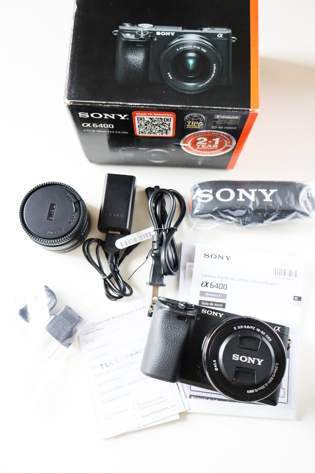 Sony a6400 + 16-50mm Lens | Boxed Complete + FREE Extension Tubes