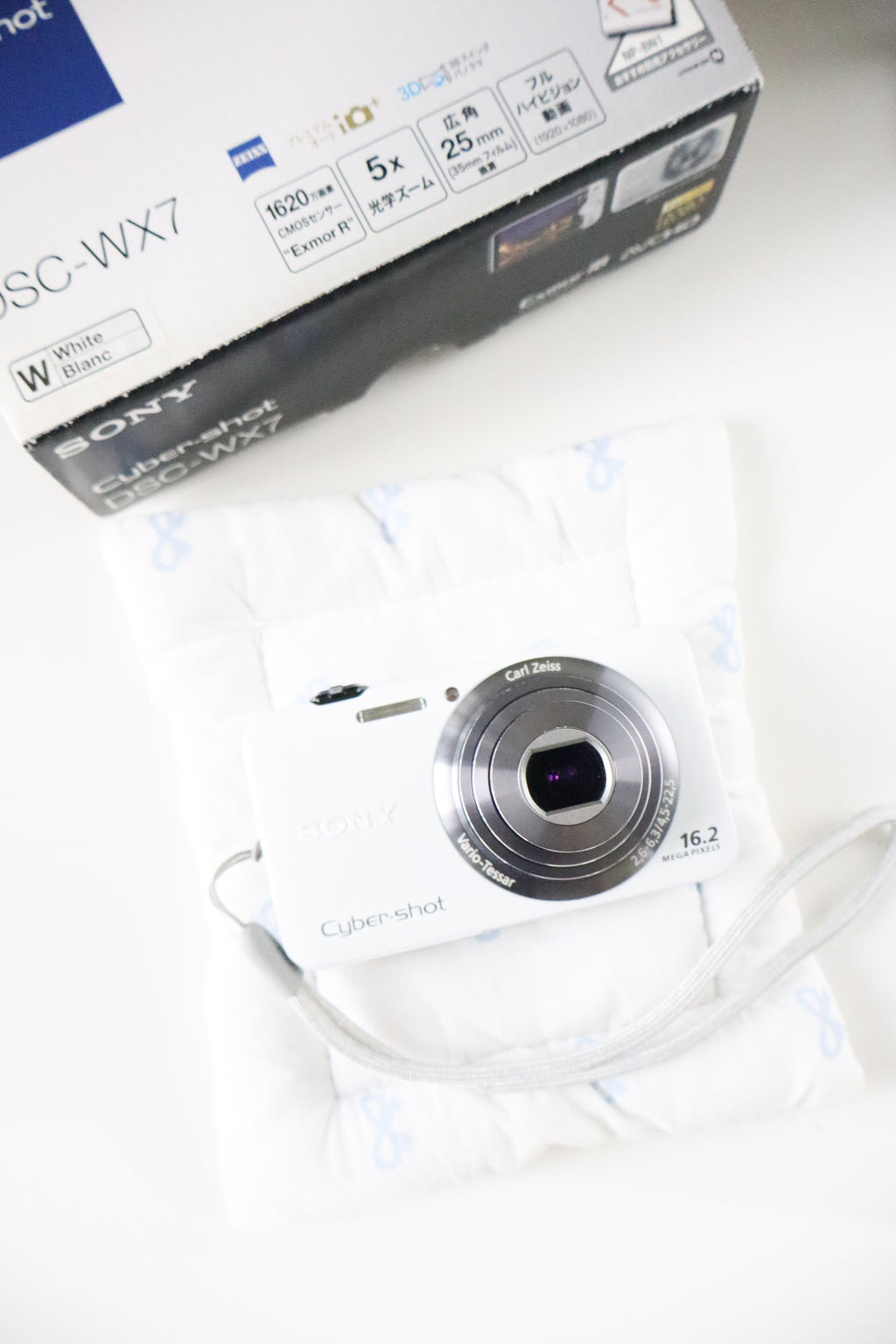 Sony Cybershot WX7 (White, Boxed)